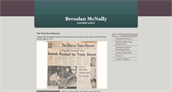 Desktop Screenshot of brendanmcnallyauthor.com